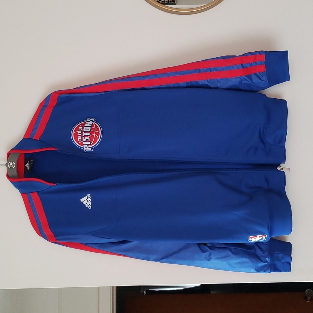Adidas Detroit Pistons zip up jacket